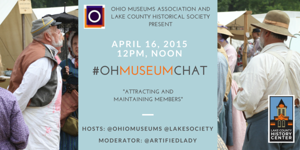 #OHMuseumChat April 2015